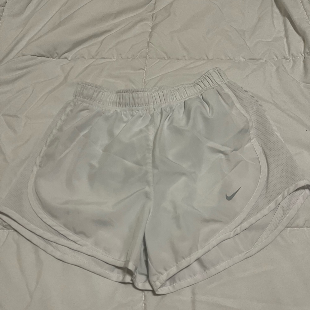 Nike White Athletic Shorts